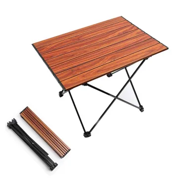Foldable Metal Egg Roll Picnic Camping Table