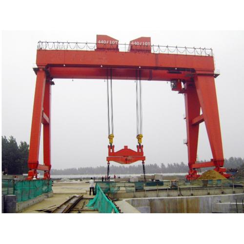 60ton harga kren gantri double girder yang sangat baik