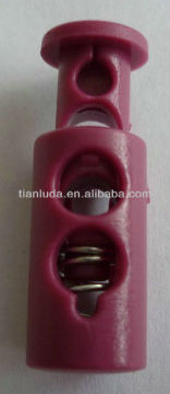 clear one hole plastic stopper for hats and clothes