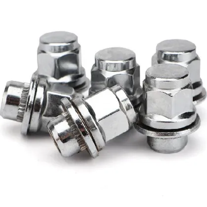 General Purpose Chrome Steel M12 M14 x 1.5 Threaded Wheel Nuts: Locking Lug Nuts for Automotive Car Hex Lug Bolts