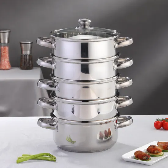 Wholesale High-Quality Multilayer Steamer Pots for Portable Kitchen Use: Ideal for Baozi and Dumpling Steaming