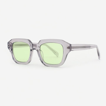 Thick Square Acetate Men's Sunglasses