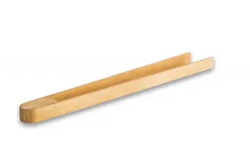 Natural Bamboo Kitchen Tongs Toast Tongs.