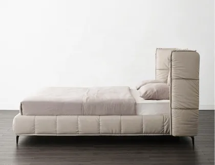 Luxury Modern Leather Upholstered Double Bed