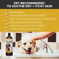 Shampoo para animais de estimação de aveia para cães para pele seca