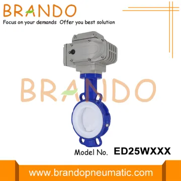 PTFE Lined Electric Butterfly Valve DN40 to DN600