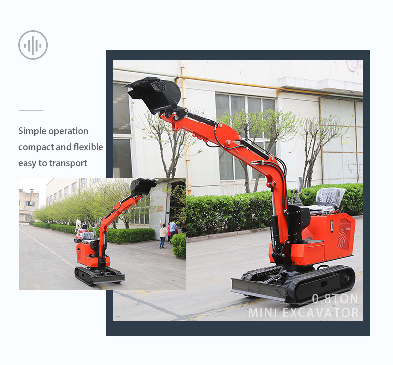 0 8ton Mini Excavator