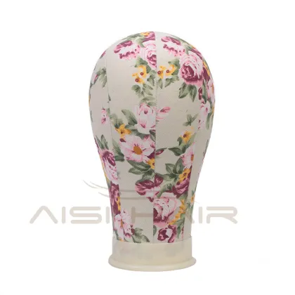 Aisi Hair Poly Canvas Block Training Head Mannequin Manikin Head Wig Stand wig head stand wig accessories