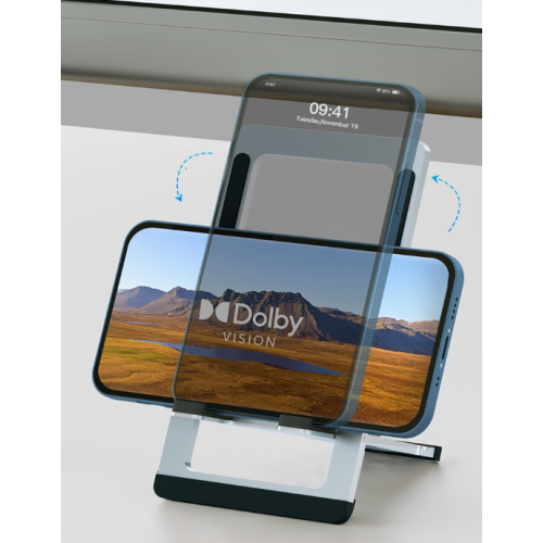 Suporte dobrável para tablet estilo cartão