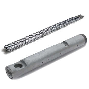 KMD130 Twin Parallel Screw Barrel for PVC & PE: High-Quality Extrusion Components for Plastics Processing