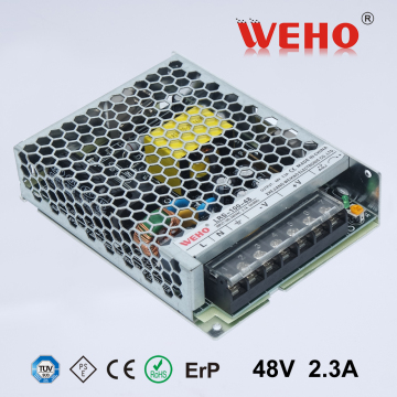 WeHo New design smps Cooling Aluminum shell 100w 48v led switch power supply
