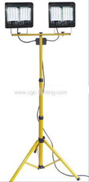 4*27w Fluorescent Twin Head Telescoping Work Lamp With Tripod 