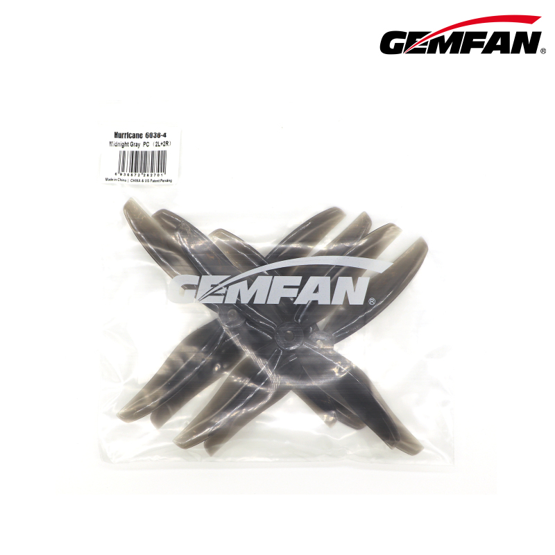 GEMFAN 6x3.8inch 4 Blade Drone Propeller for FPV Racing and Long Range Drones