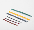 Renkli Metalik Bükümlü Kravatlar