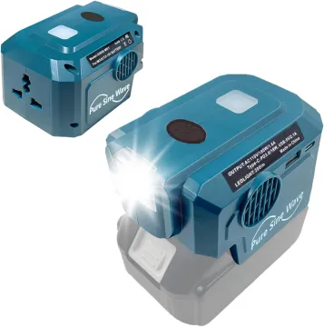 Sine Wave Power Inverter Portable Supply Inverter USB C Charger Adapter Suit UIN08-MK 180W Pure for Makita 18V Lithium Battery" 

However, for better SEO and readability, you might consider shortening it to:

"180W Sine Wave Inverter for Makita 18V Batter