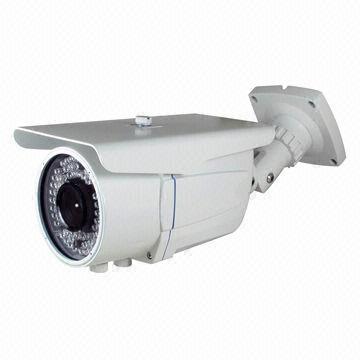 Weatherproof IR camera with 72pcs IR LEDs, IR range of 60m, Sony CCD 700TVL, 9-22mm manual zoom lens