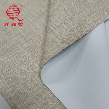 100% Blackout Acrylic Coating Window Draperies Fabric for Living Room