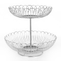 modern 2-Tier Stainless Steel Basket