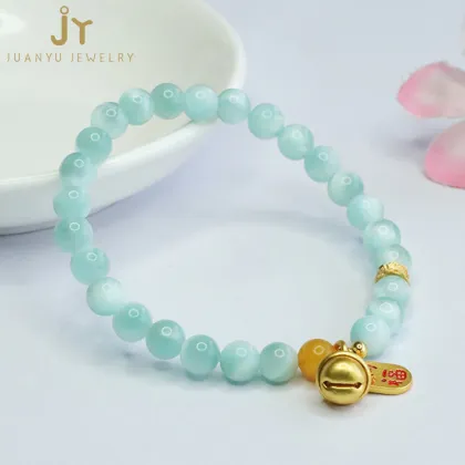 Energy Stone Bracelets: Precious Crystal Beads, Larimar, Amber, and Beeswax Designs