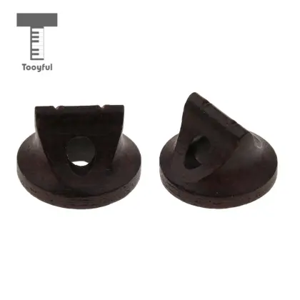 Tooyful 2pcs Ebony Erhu Bridge for String Instrument Parts Accessories