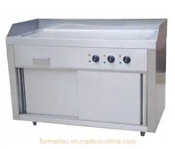 Kitchen Equipment Vertical Electric Griddle Flat Plate Free Standing Electric Grill