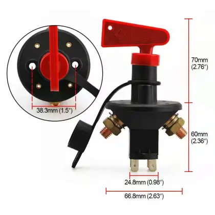 Competitive 12/24V High quality battery switch for Racing Car 100A