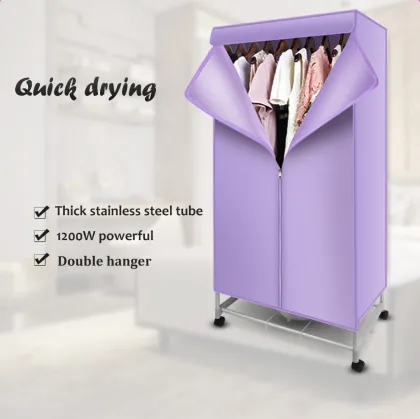 Foldable Clothes Dryer Cabinet with Pulley for Clothes Dryer