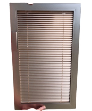 Jendela Louvered Bingkai Aluminium Dengan Kaca yang Dapat Disesuaikan