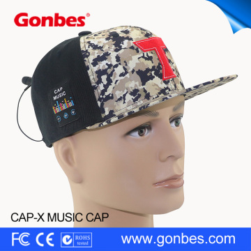 Electronic Gift for Man Magnet Earphone Wireless Bluetooth Flat Brim Cap