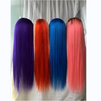 wholesale factory 28 30 32  inch human hair wigs 13*6 360 lace frontal wig vendor cuticle aligned hair human hair extension