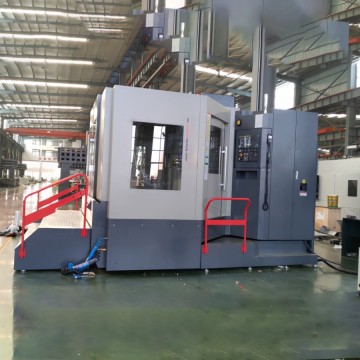 Horizontal CNC machining machine