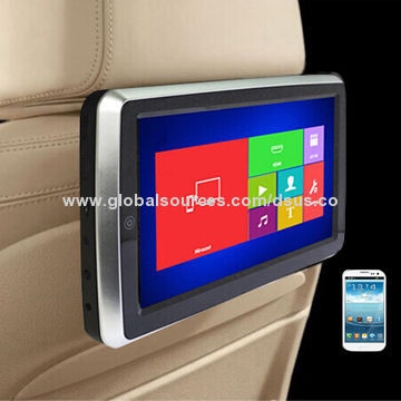 Car multimedia players, 10.1-inch Wi-Fi display multimedia player with bracket, FM & IR transmitter