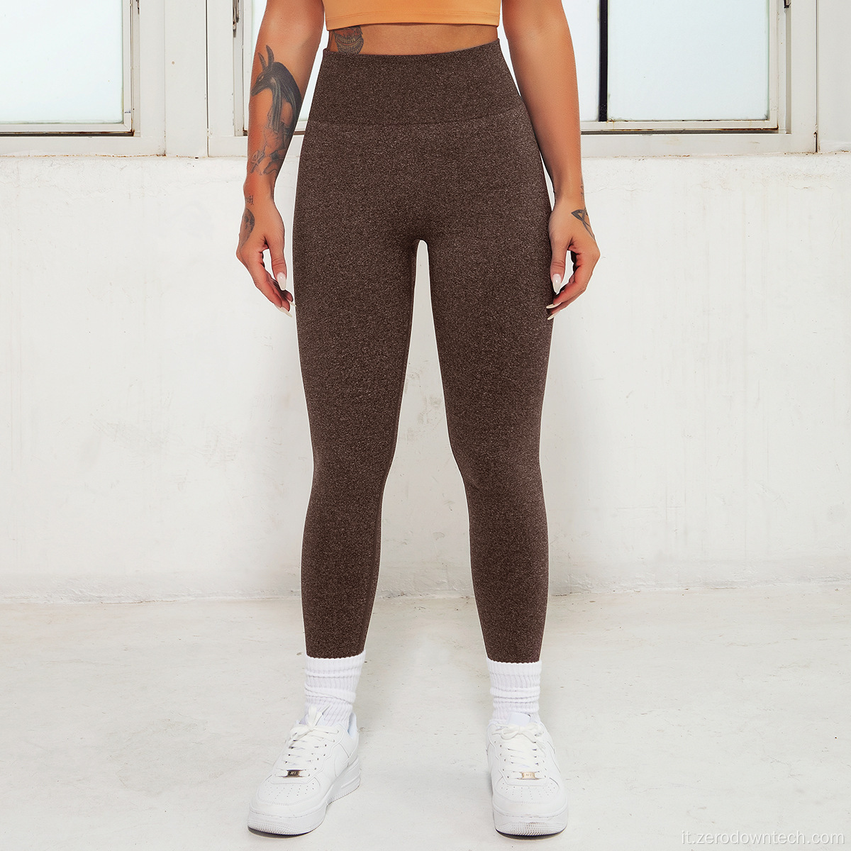 hip-peach sport dell&#39;anca in esecuzione leggings yoga fitness