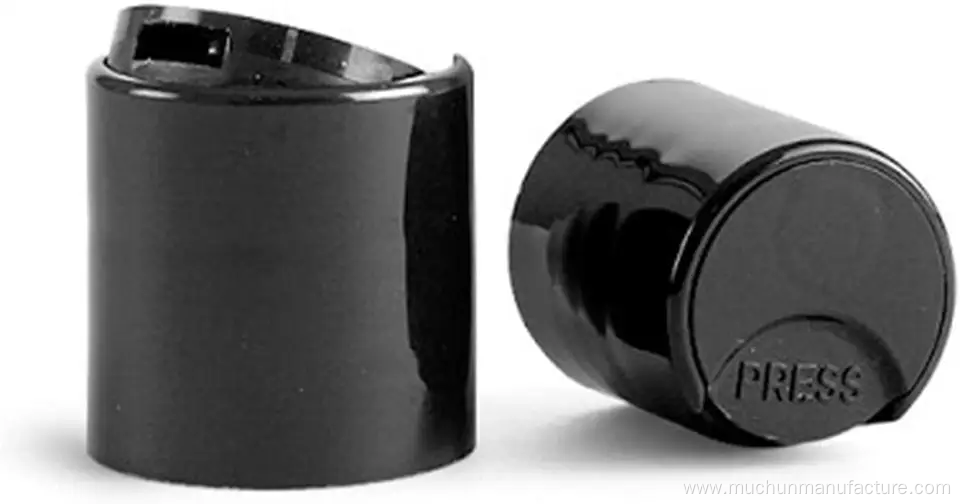 Shampoo Bottle with Black Disc Top Cap