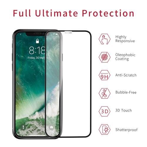 3D HD Screen Guard for iPhone X