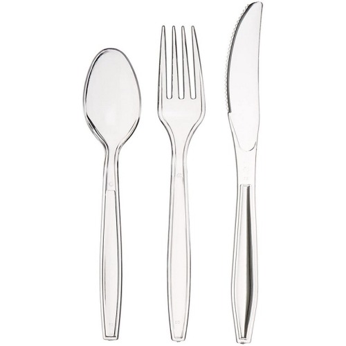 Plastic Forks Bulk White 100% Virgin PP Pet Disposable Soup Spoon Cutlery