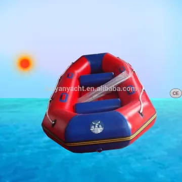 3persons whitewater rafting boat with inflatable floor for drifting, rescue and fishing use