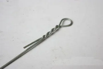 Galvanized single loop bale ties