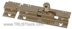 DB01PB:Brass Door Bolt