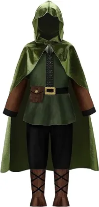 Boys Archer Hunter Hunter Costume with Cape