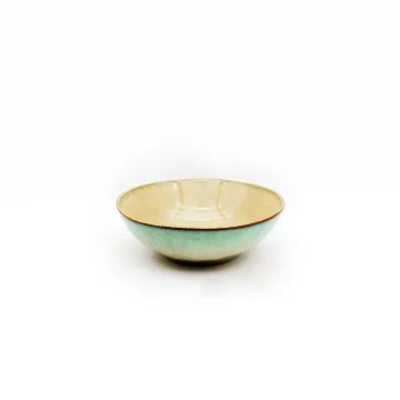 Stoneware Round Reactive Ceramic Serving Cereal Bowl