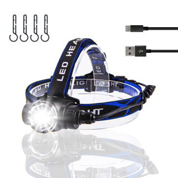 1000 Lumen Rechargeable Headlamp Flashlight with SOS Function