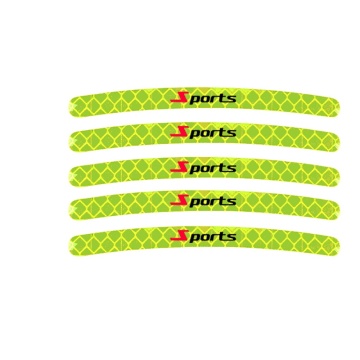 Prism Epoxy Resin Personalized Diamond-Level Light 20Pcs Car Wheel Hub Reflective Stickers