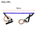 Ολοκαίνουργιο Home Gym Resistance Band Exercise Stick 3 τμήματα Pilates Bar Kit