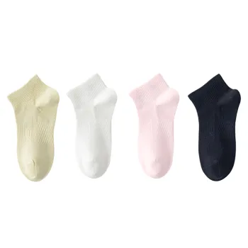 Warm Ginger Fiber Short Socks for Men and Women