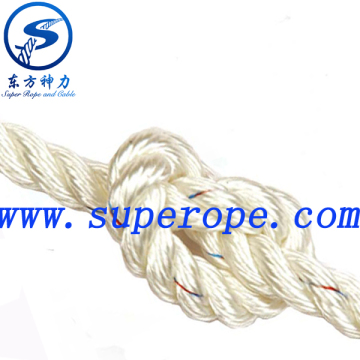 polyester rope/ pet rope/mooring rope/3 strand rope/ mixed rope