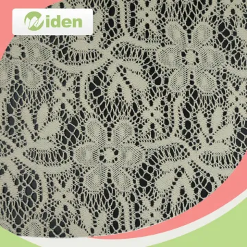 African French Embroidery Nylon and Spandex Stretch Lace Dress Fabric