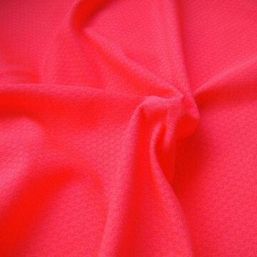 Jacquard Mesh Fabric with Permanent Anti-bacterial, Made of 90% Polyester and 10% Spandex
