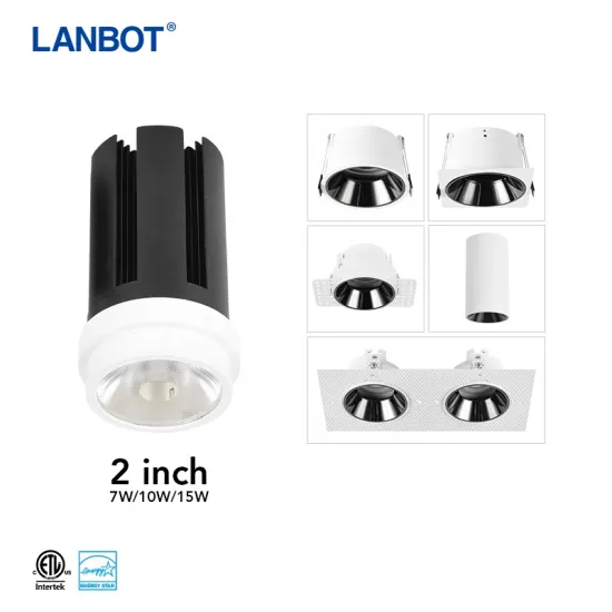 ETL Certified 2-inch 7W Anti-GLARE Recessed LED Downlight Module