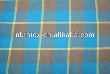 100% twill printing cotton yarn dyed fabric